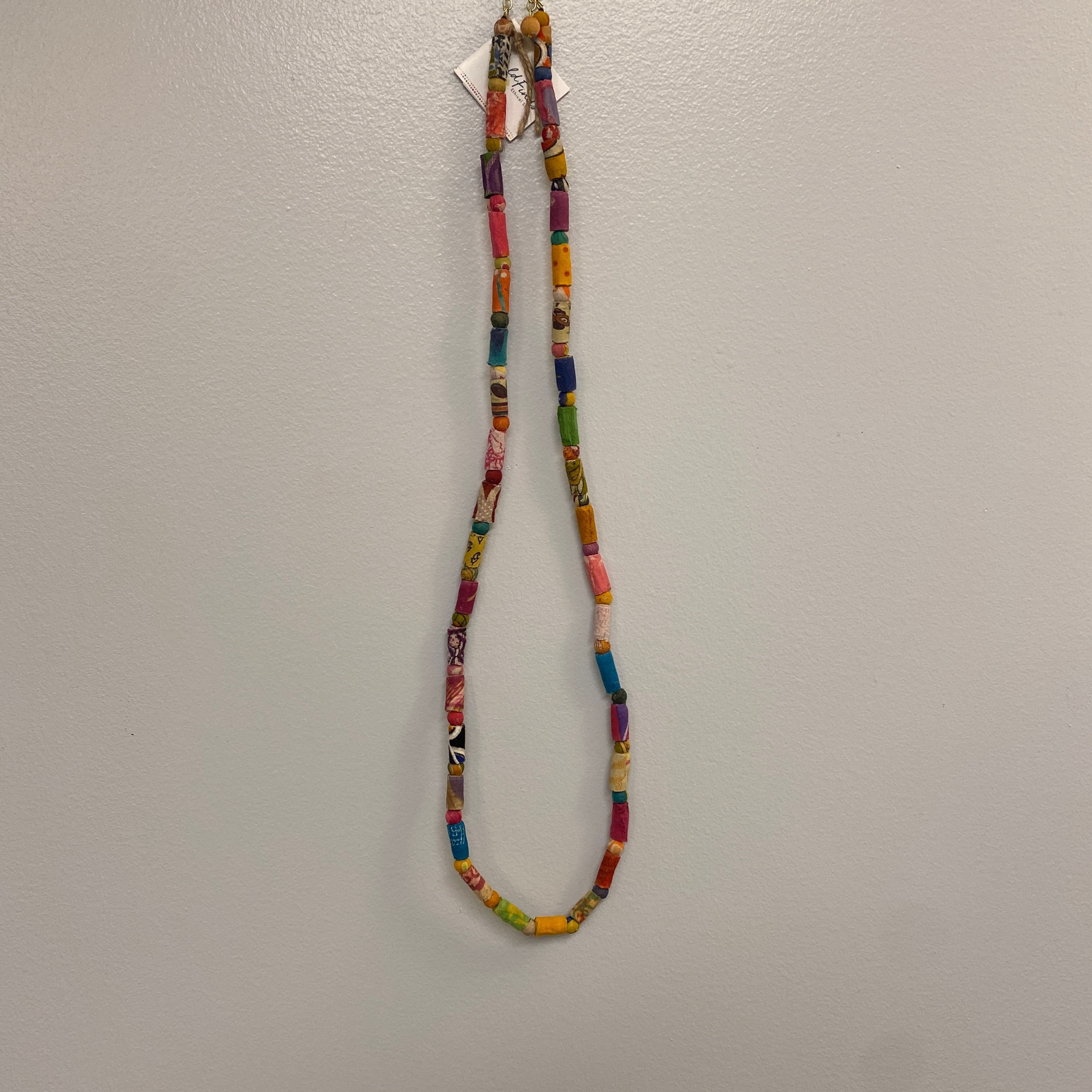 Kantha Dot Dash Necklace