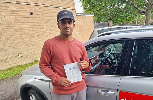 Aldric Passed 25th July test first time at Crawley test Centre.
