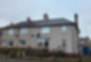Terraced houses with a new roof installed