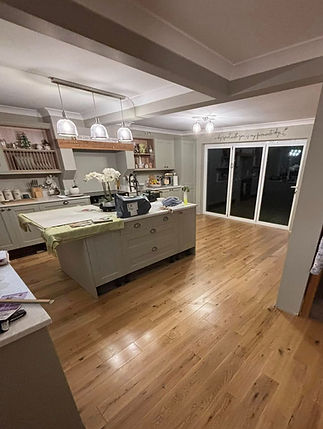 kitchen extension and patio doors