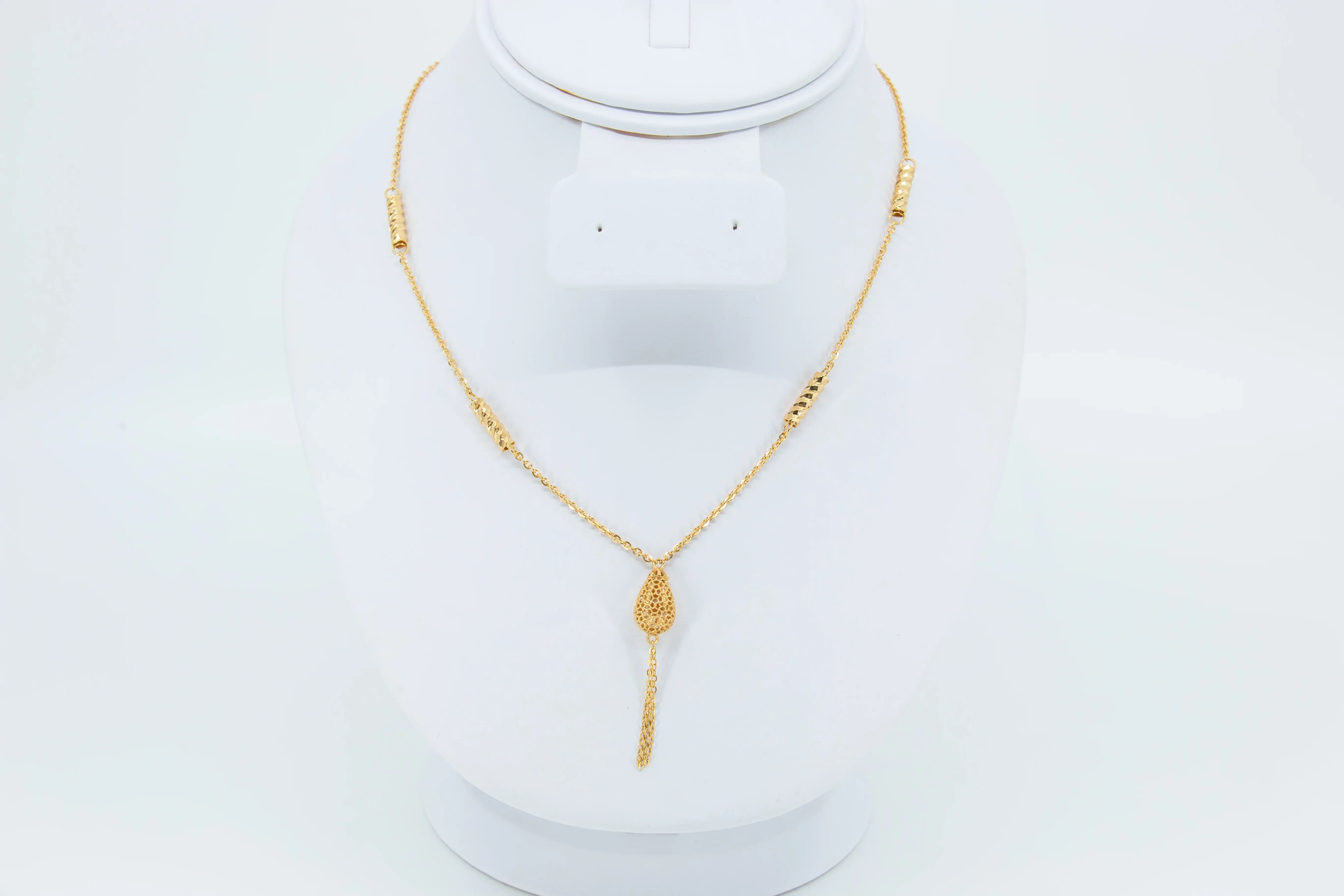 Teardrop Tassel Necklace
