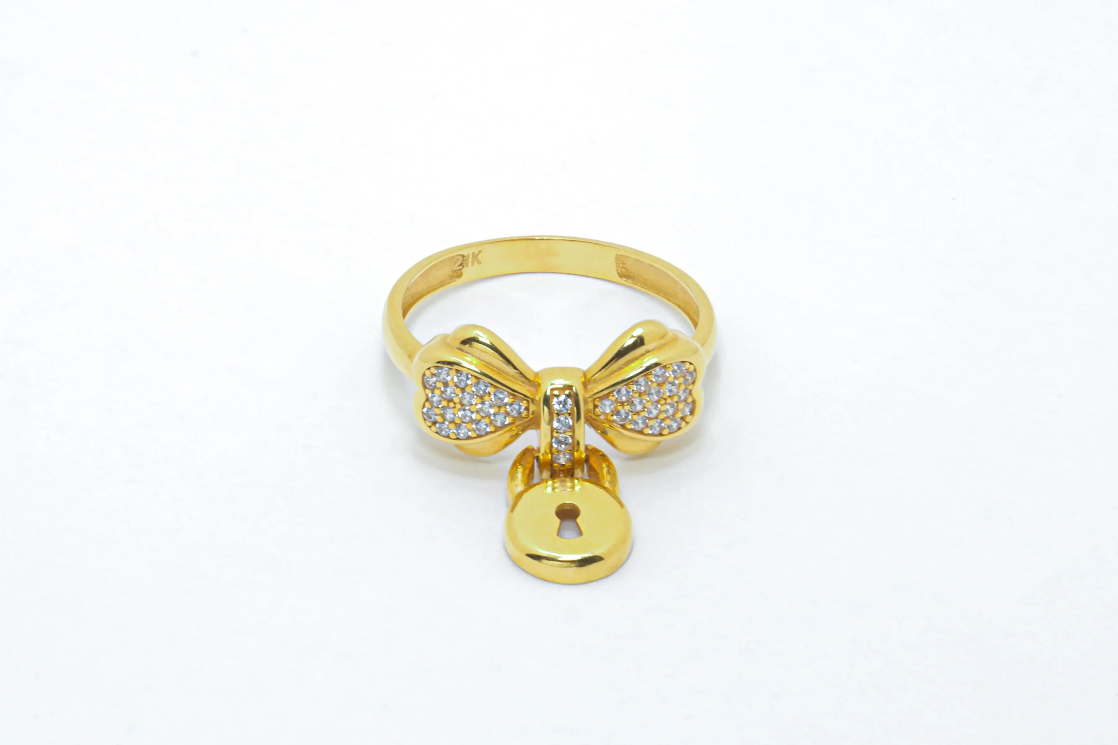 Bowtie Cubic Zirconia Ring