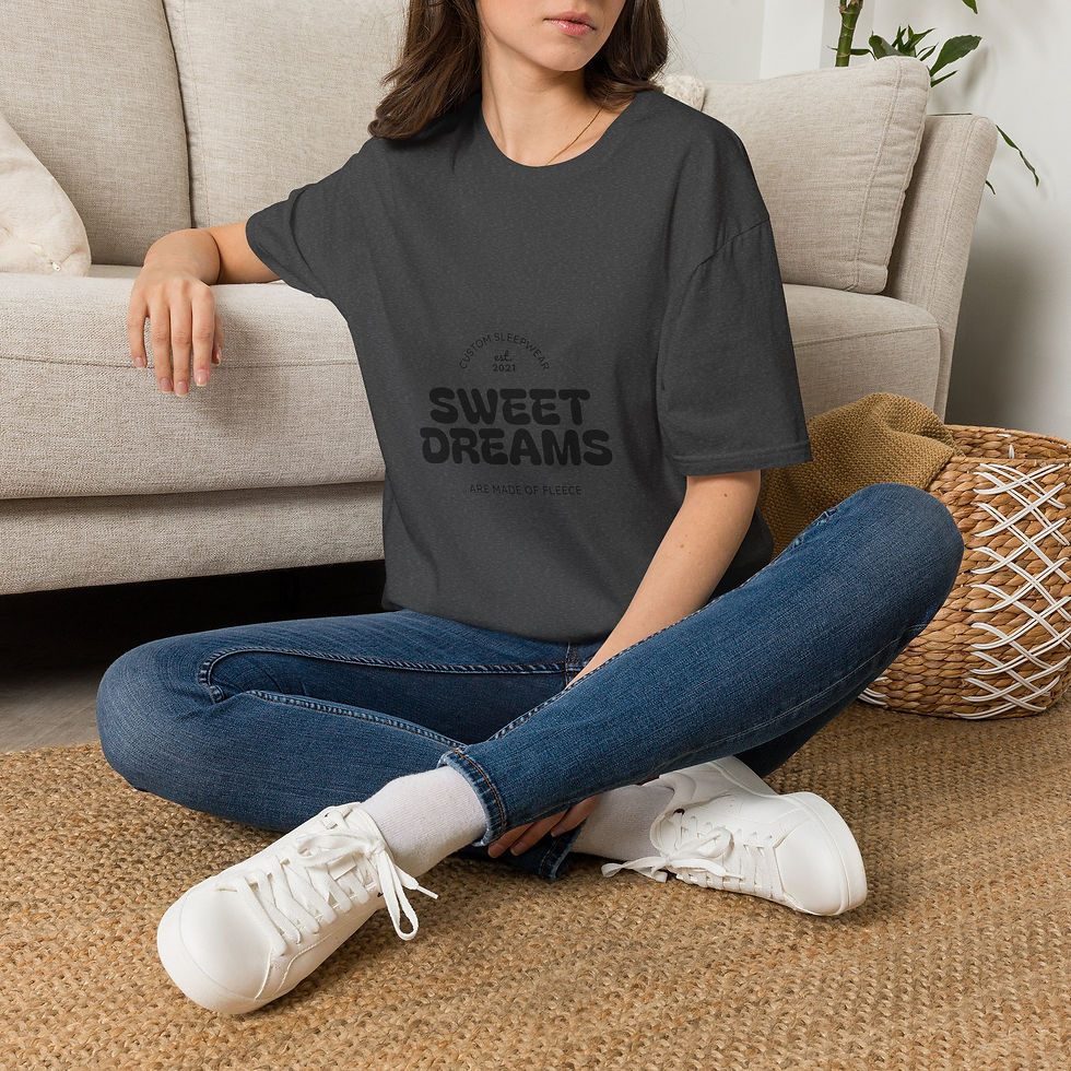Thumbnail: T-Shirt — 'Sweet Dreams' Retro Sleepwear Graphic