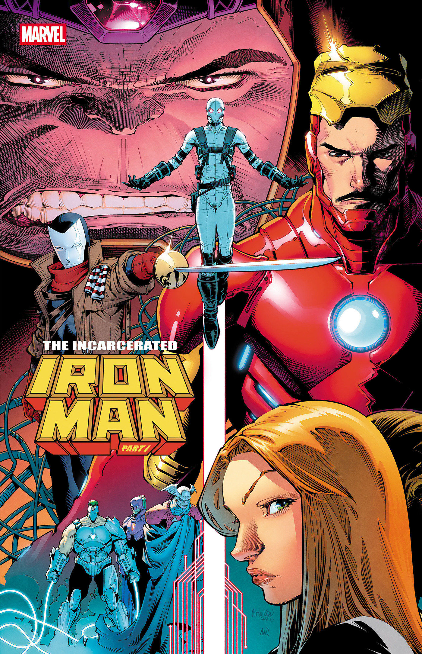 Iron Man #12 Cvr B Melnikov Connecting Var