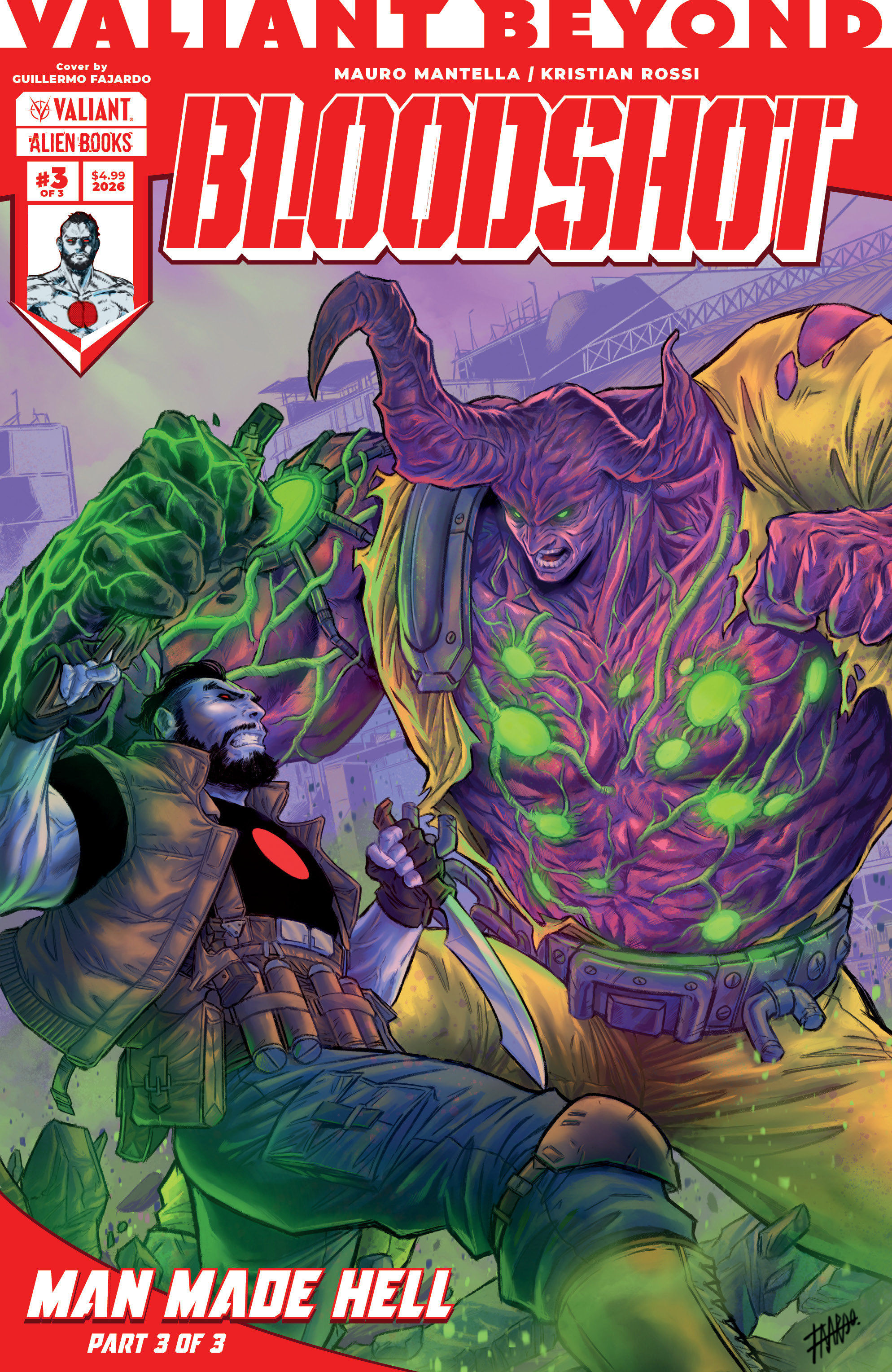 Valiant Beyond: Bloodshot #6--Man Made Hell #3 Cvr A (Fajardo)