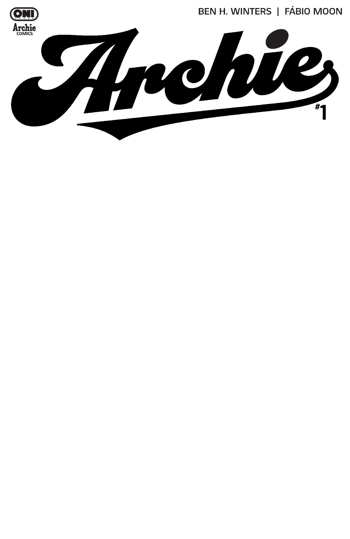 Archie #1 Cvr E Blank Sketch Var