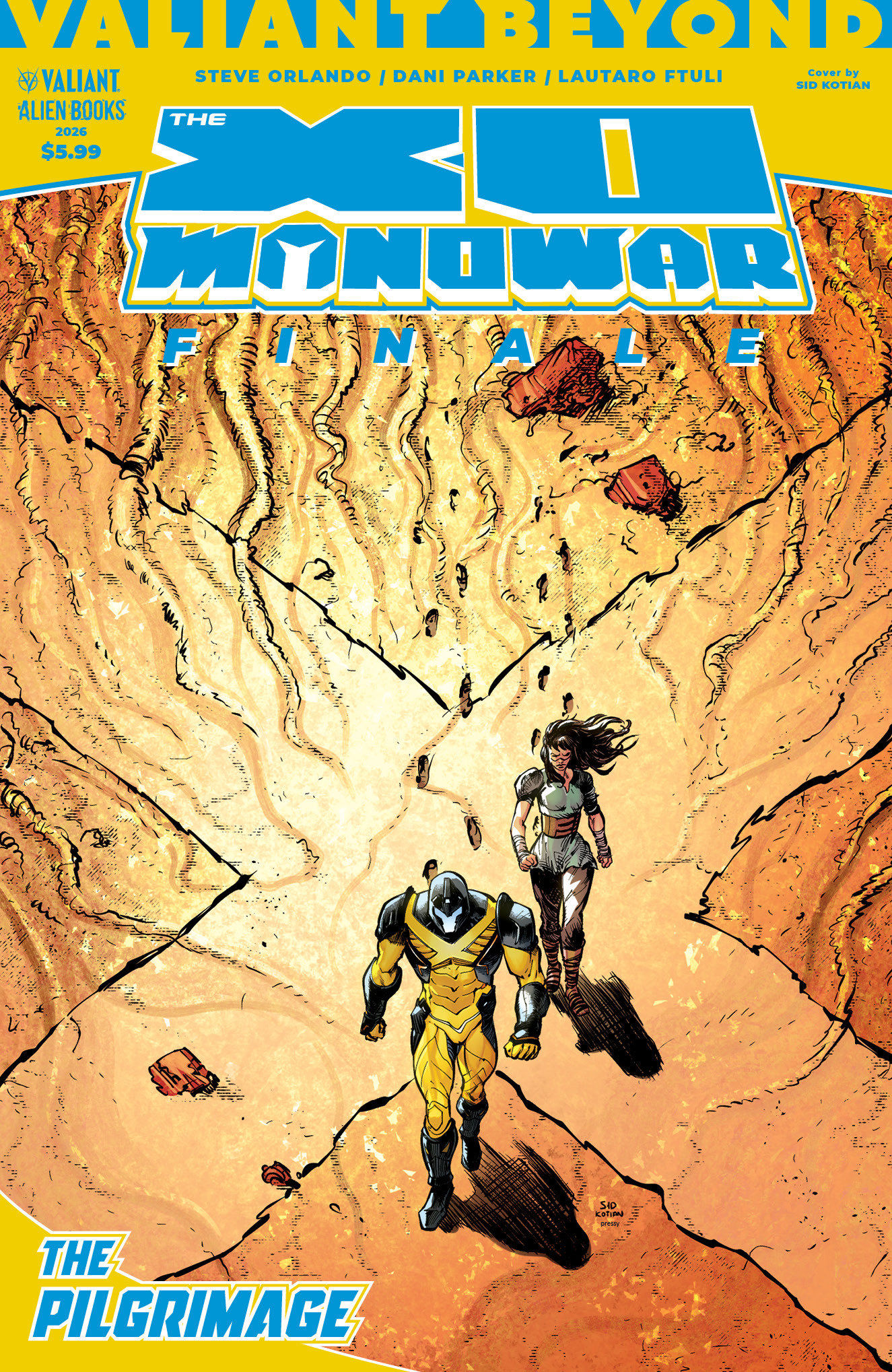 Valiant Beyond: the X-O Manowar Finale--The Pilgrimage Cvr A (Kotian)