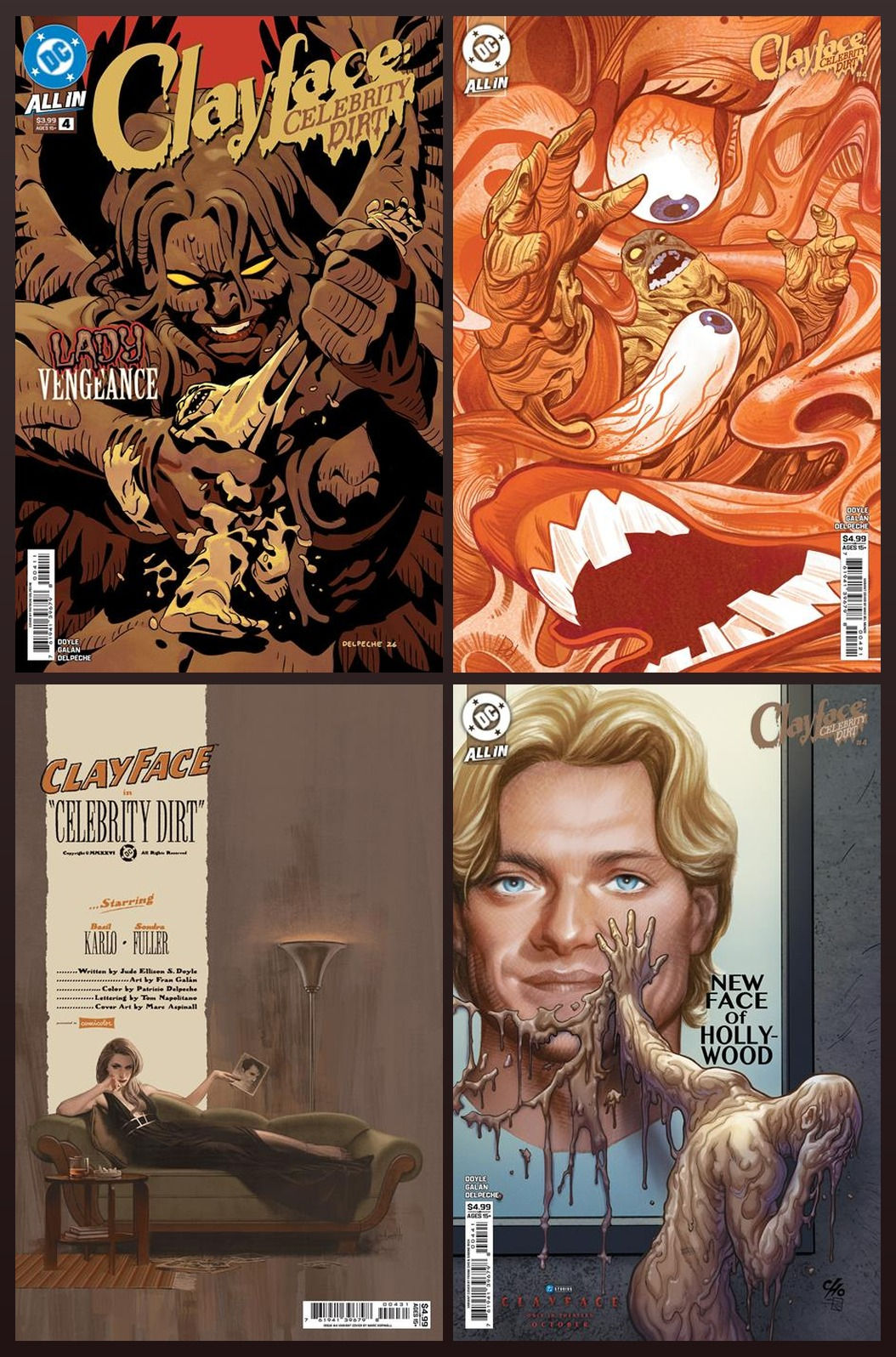 Clayface Celebrity Dirt #4 (Of 6)