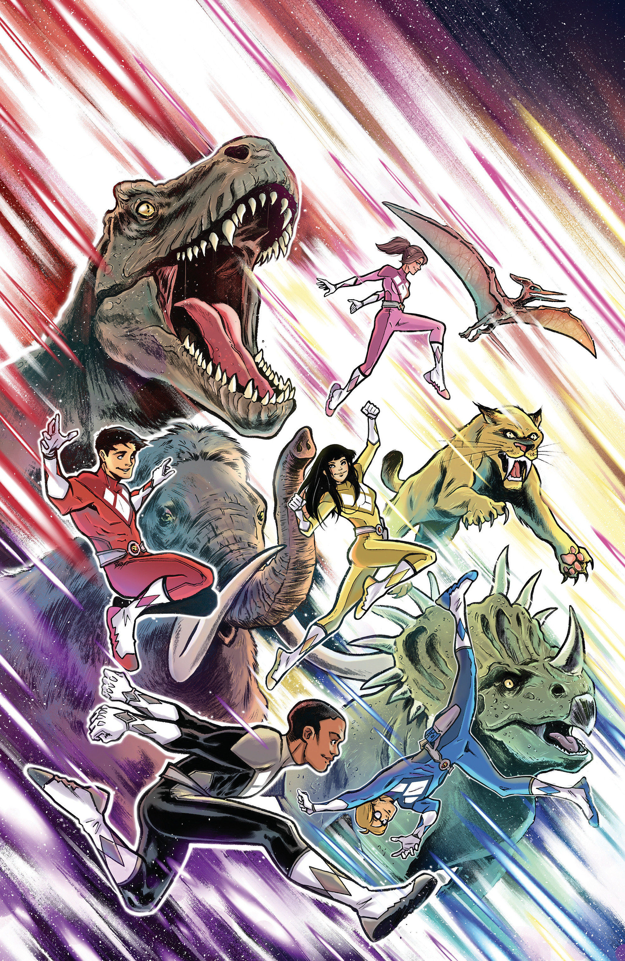 Mighty Morphin Power Rangers (2026) #6 E Foil Var (Full Art, Foil)