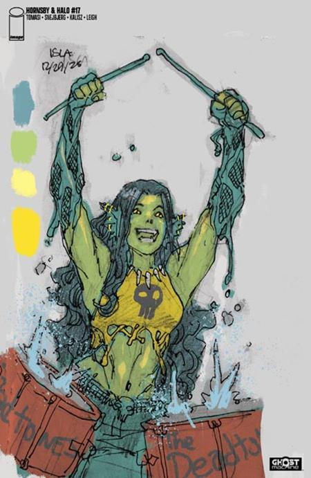 Hornsby & Halo #17 Cvr C Manapul Design Sketch Var