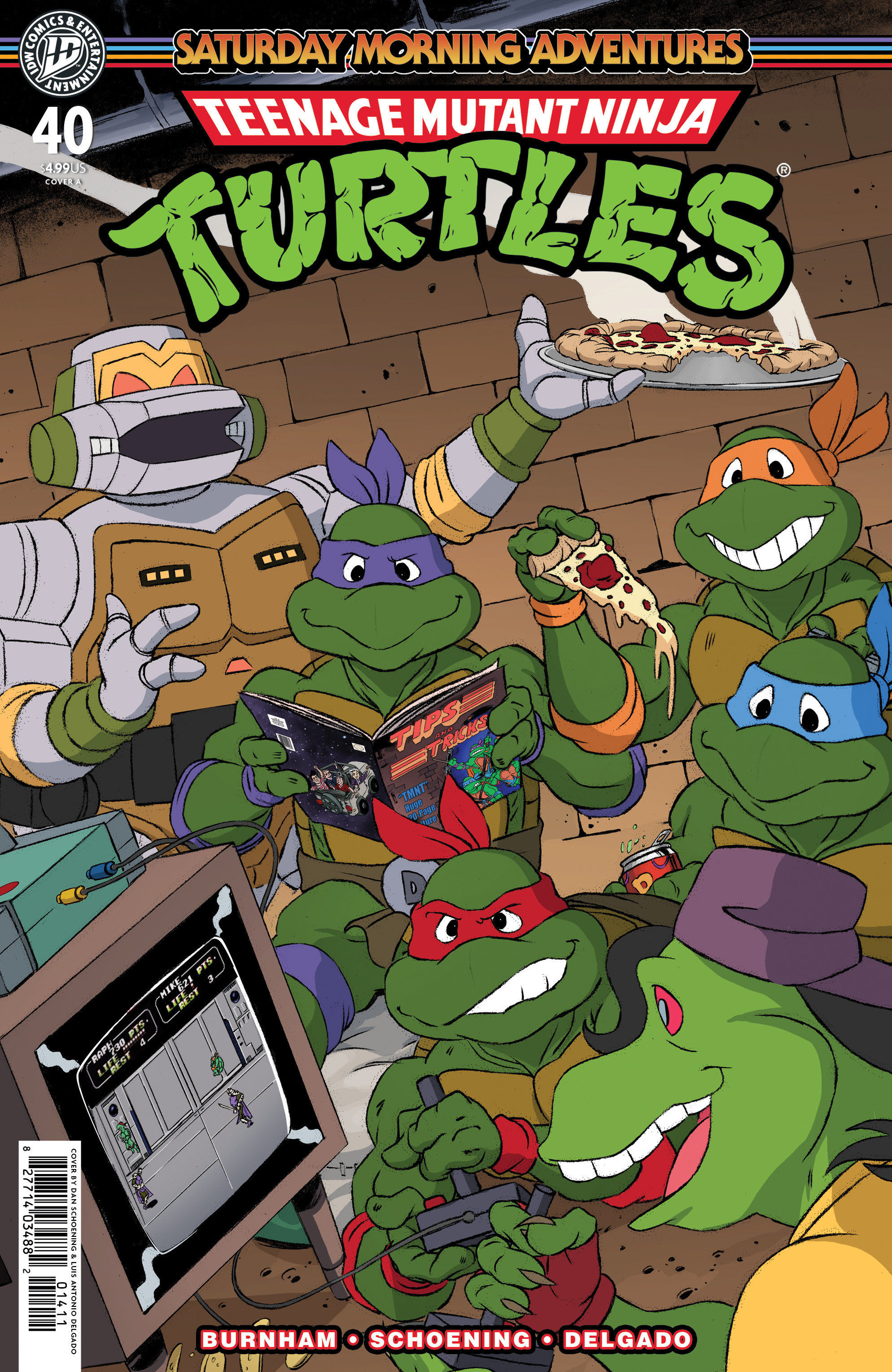 Teenage Mutant Ninja Turtles: Saturday Morning Adventures #40 Cvr A (Schoening)