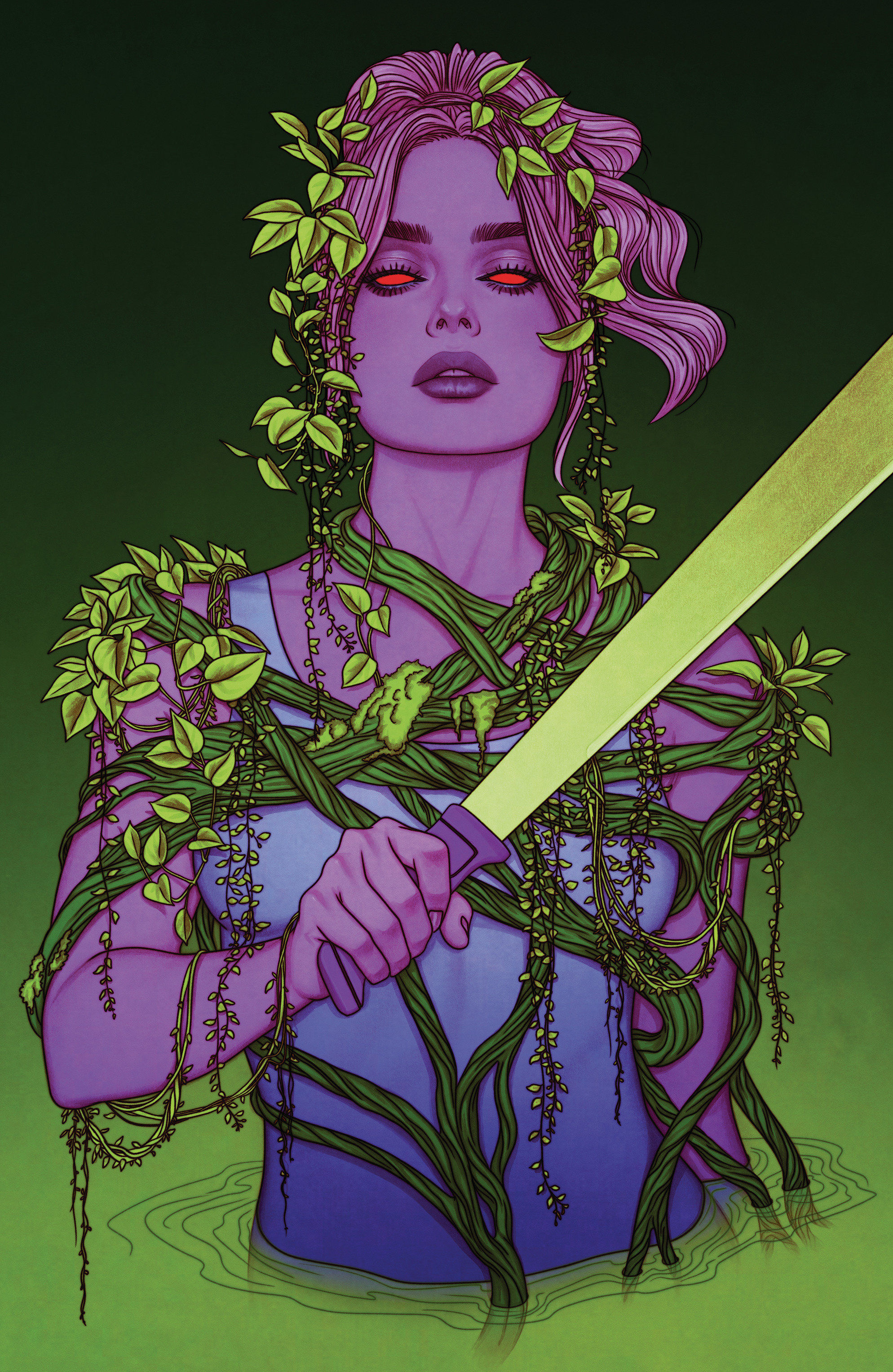 Swamp Thing Is Killing the Children #1 B Var (Full Art, Frison)