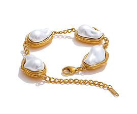 MADDIE PEARL BRACELET | Lauren Kenzie