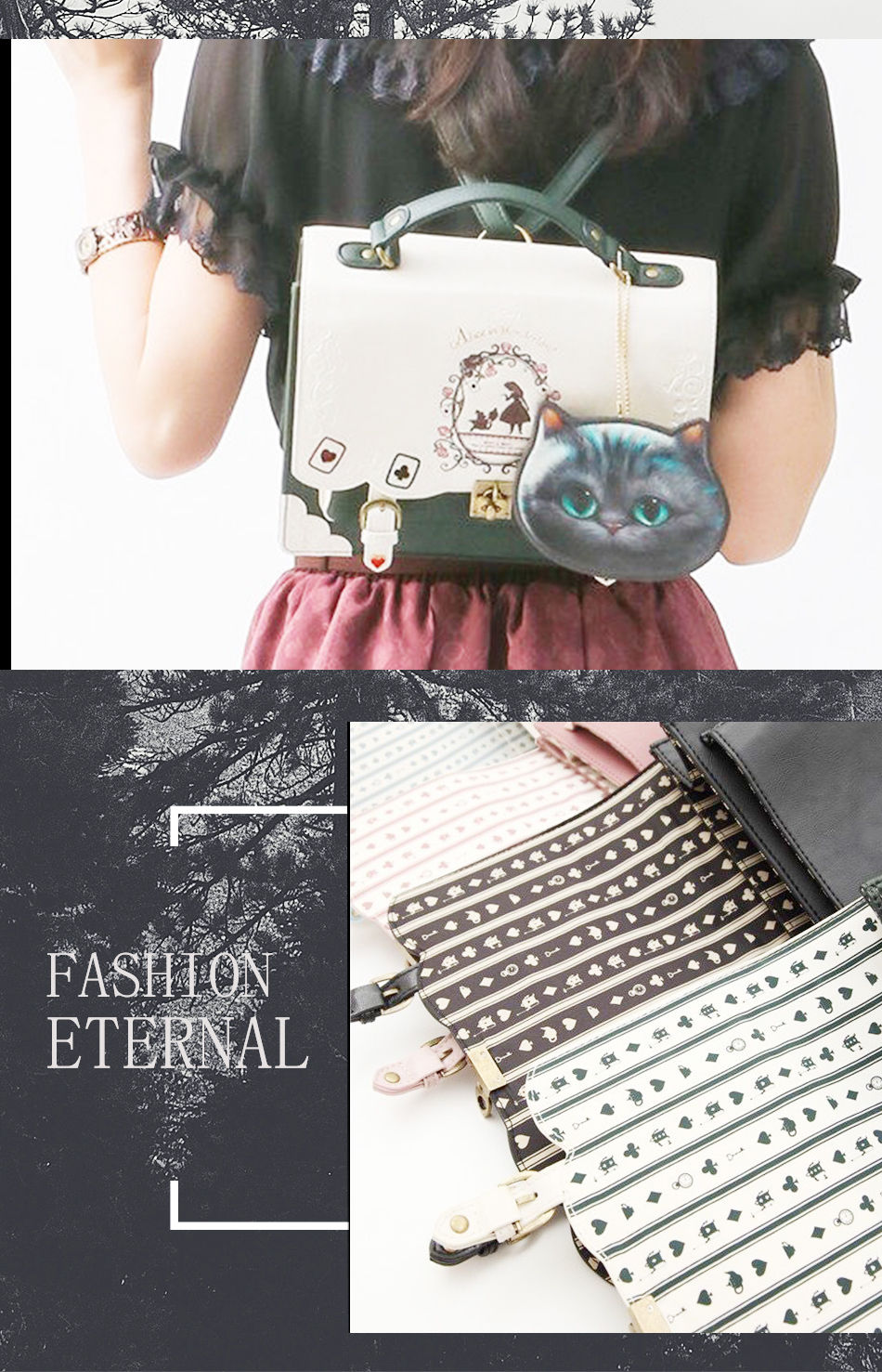 Thumbnail: Alice Patchwork PU Backpack