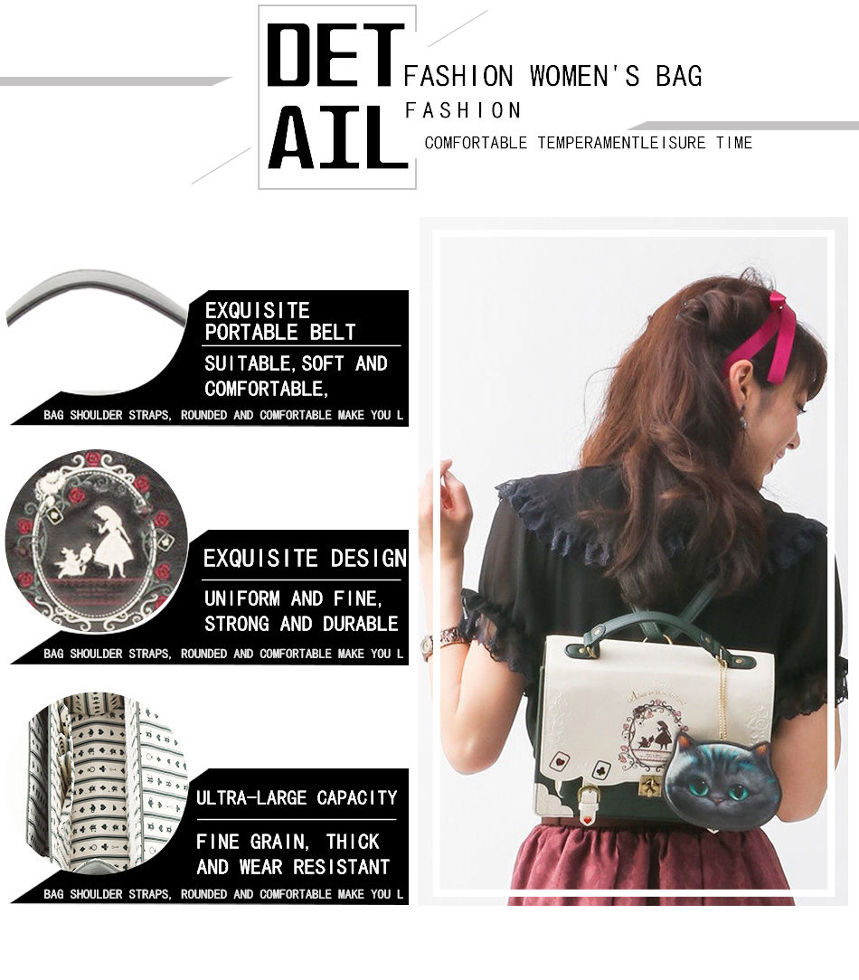 Thumbnail: Alice Patchwork PU Backpack