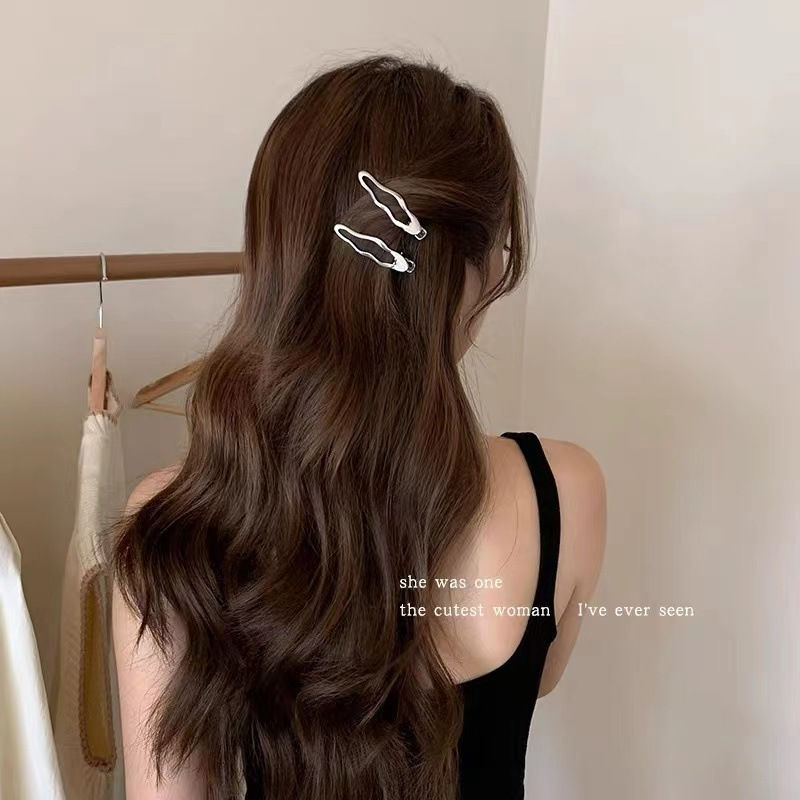 Thumbnail: 24-Piece Silver Y2K Metal Hairpin Set