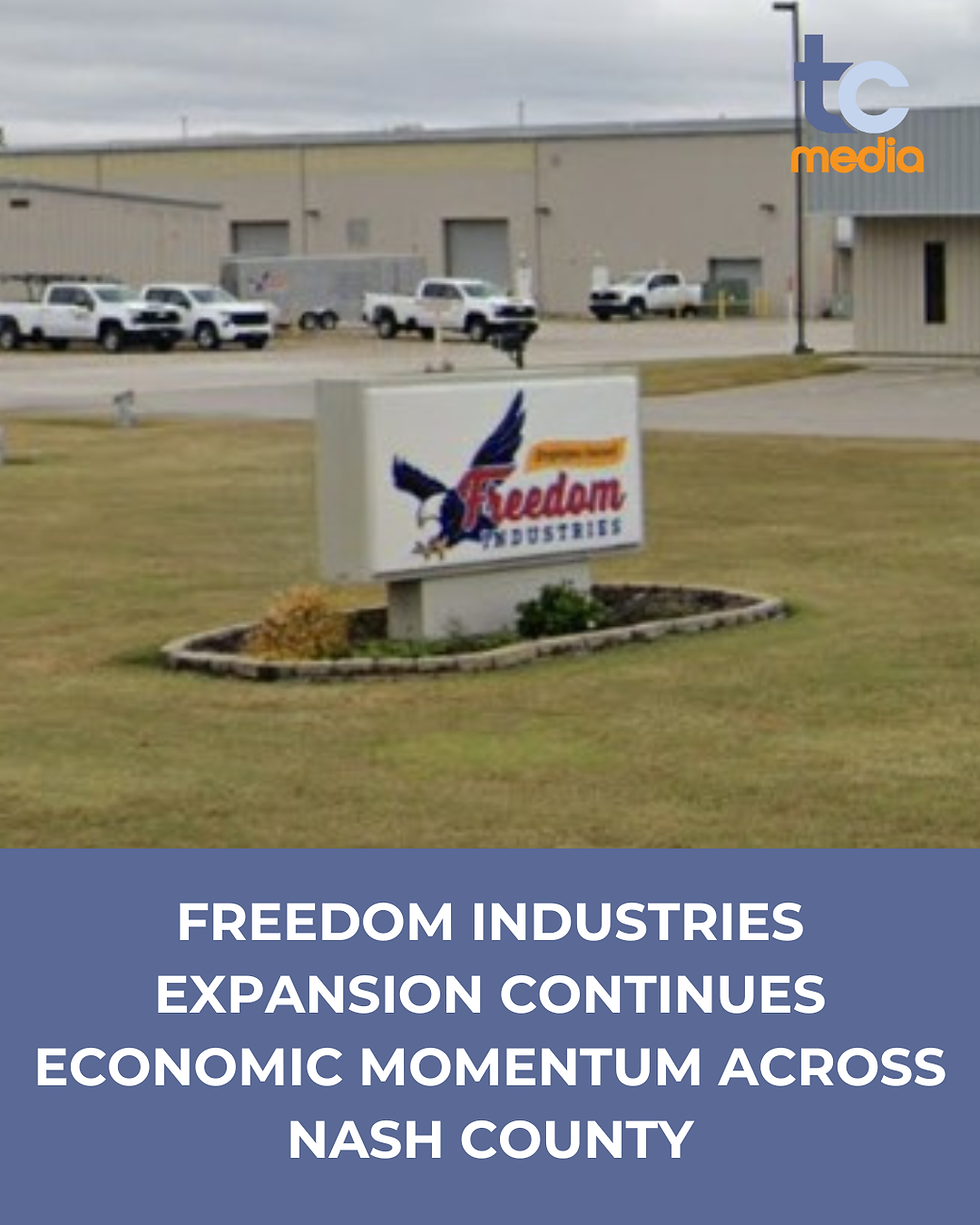 Freedom Industries Expansion Continues Economic Momentum Across Nash County