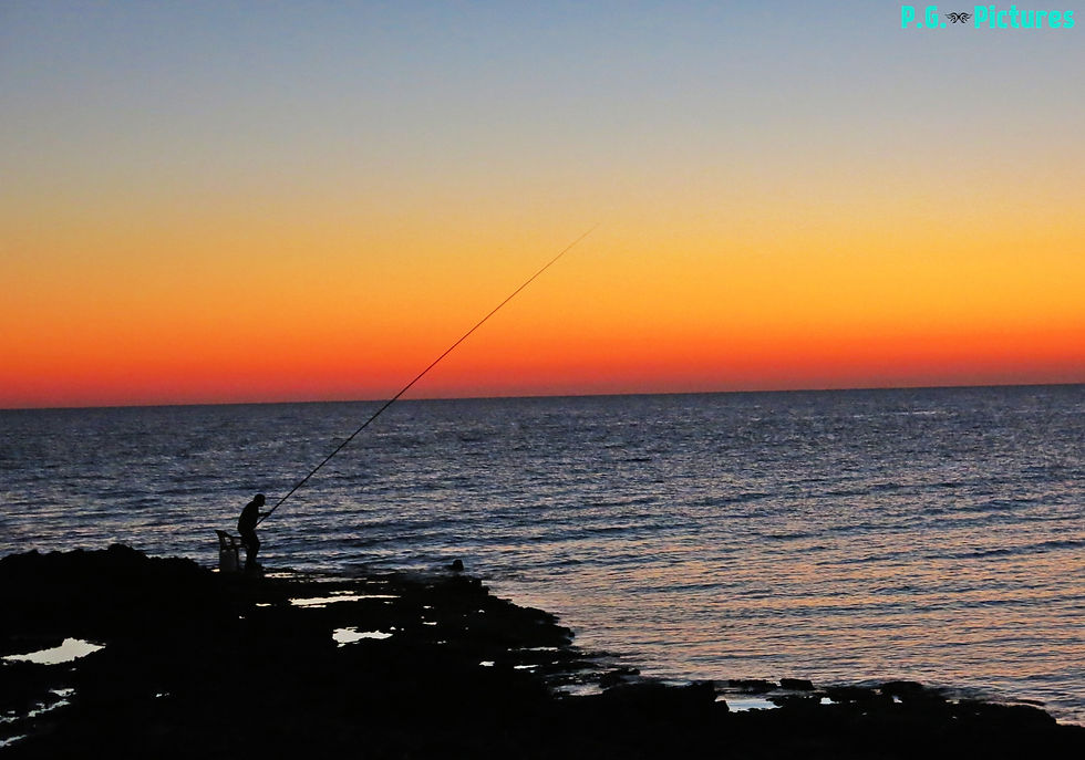 Fisherman at Sunrise