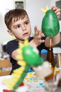 Familienreportage Osterbasteln - Schweizer Illustrierte
