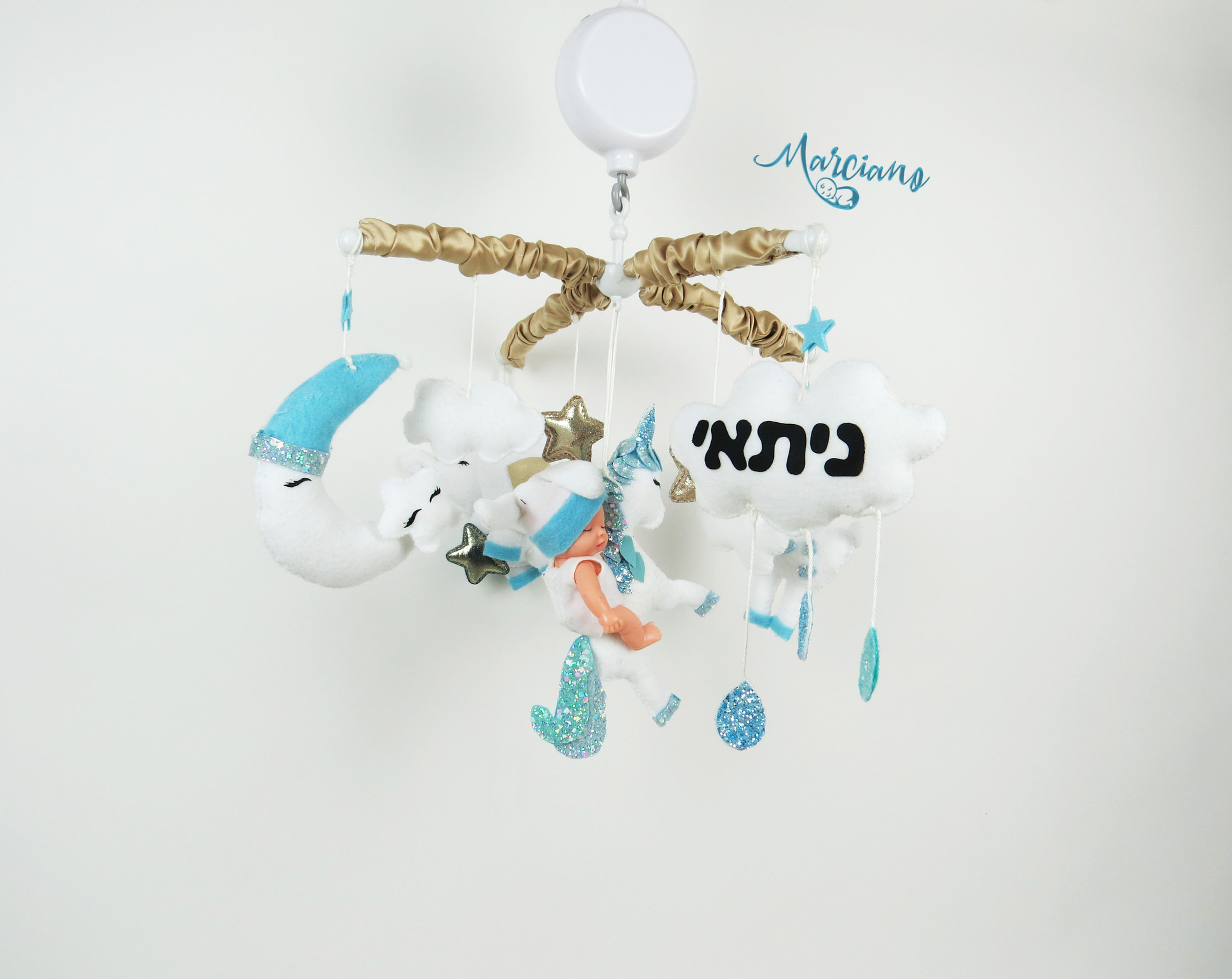 מובייל תינוק על סוס