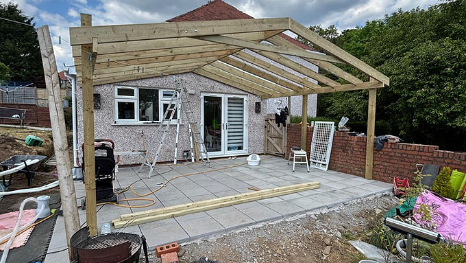 New Patio & Pergola Swansea