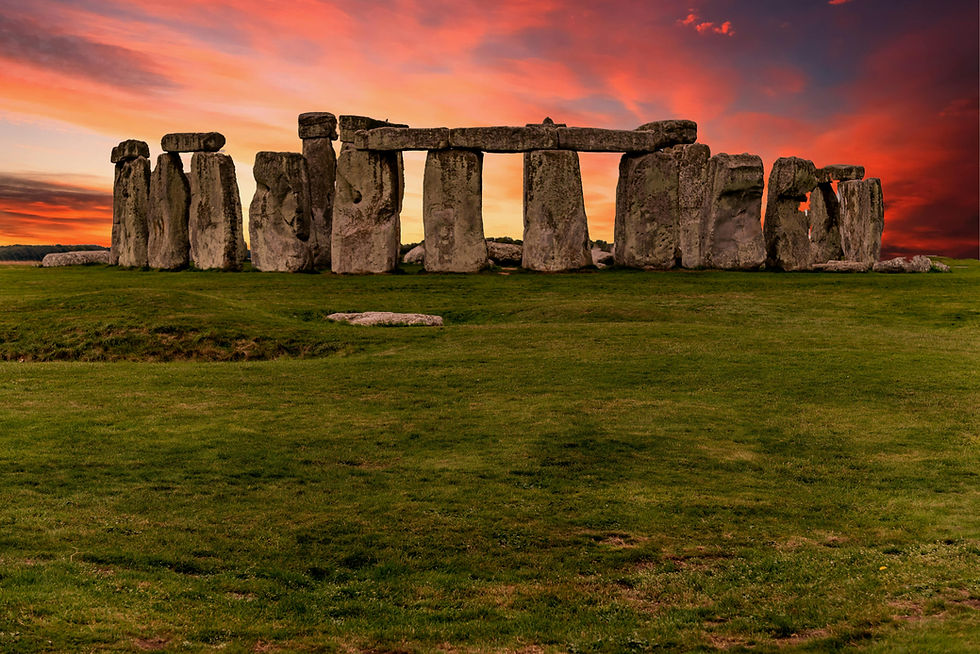 Stonehenge at sunrise on the Summer Solstice