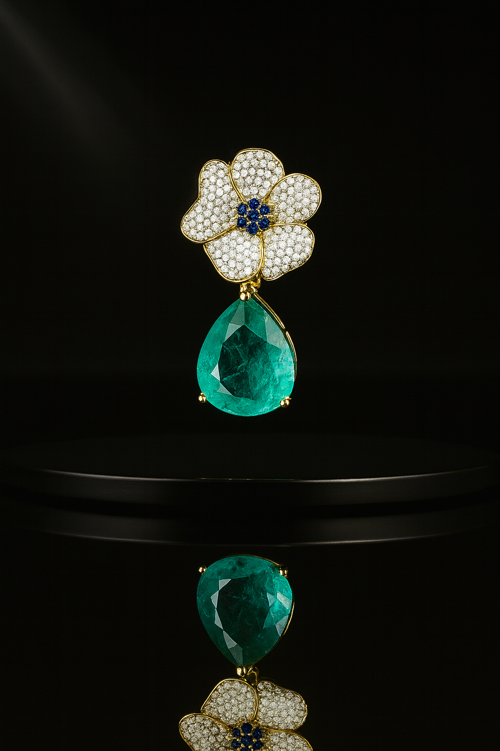 BRINCO PÊNDULO DE FLOR