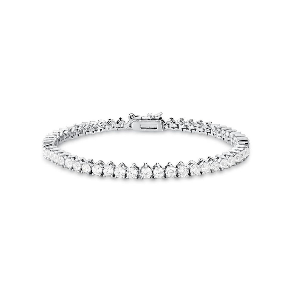 Miniatura: PULSEIRA RIVIERA COM CRISTAIS REDONDOS