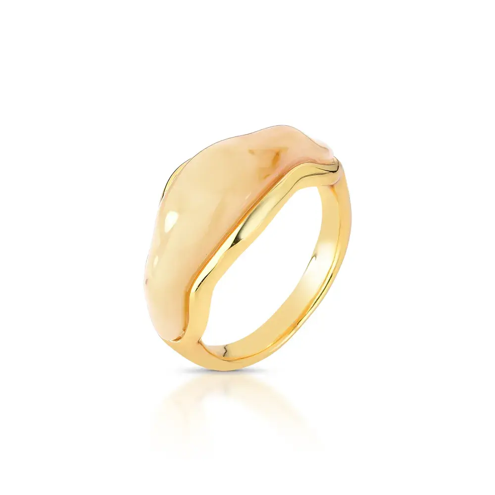 ANEL DOURADO MARBLE GOLD