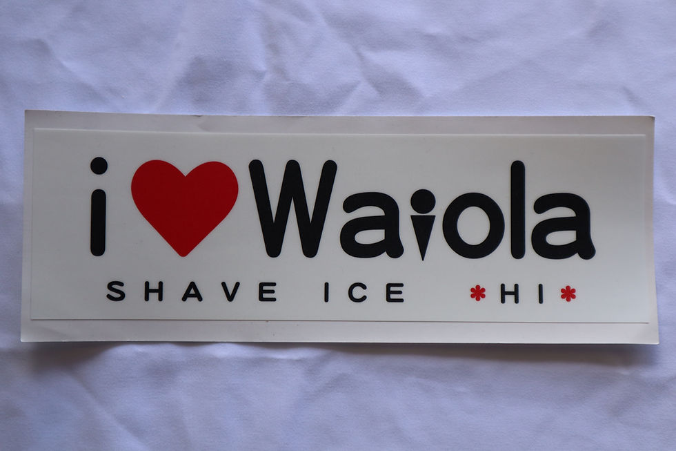 Thumbnail: Waiola Shave Ice Stickers/ tattoos