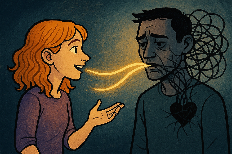 Christian reflection on how speech exposes the heart through words and conversations