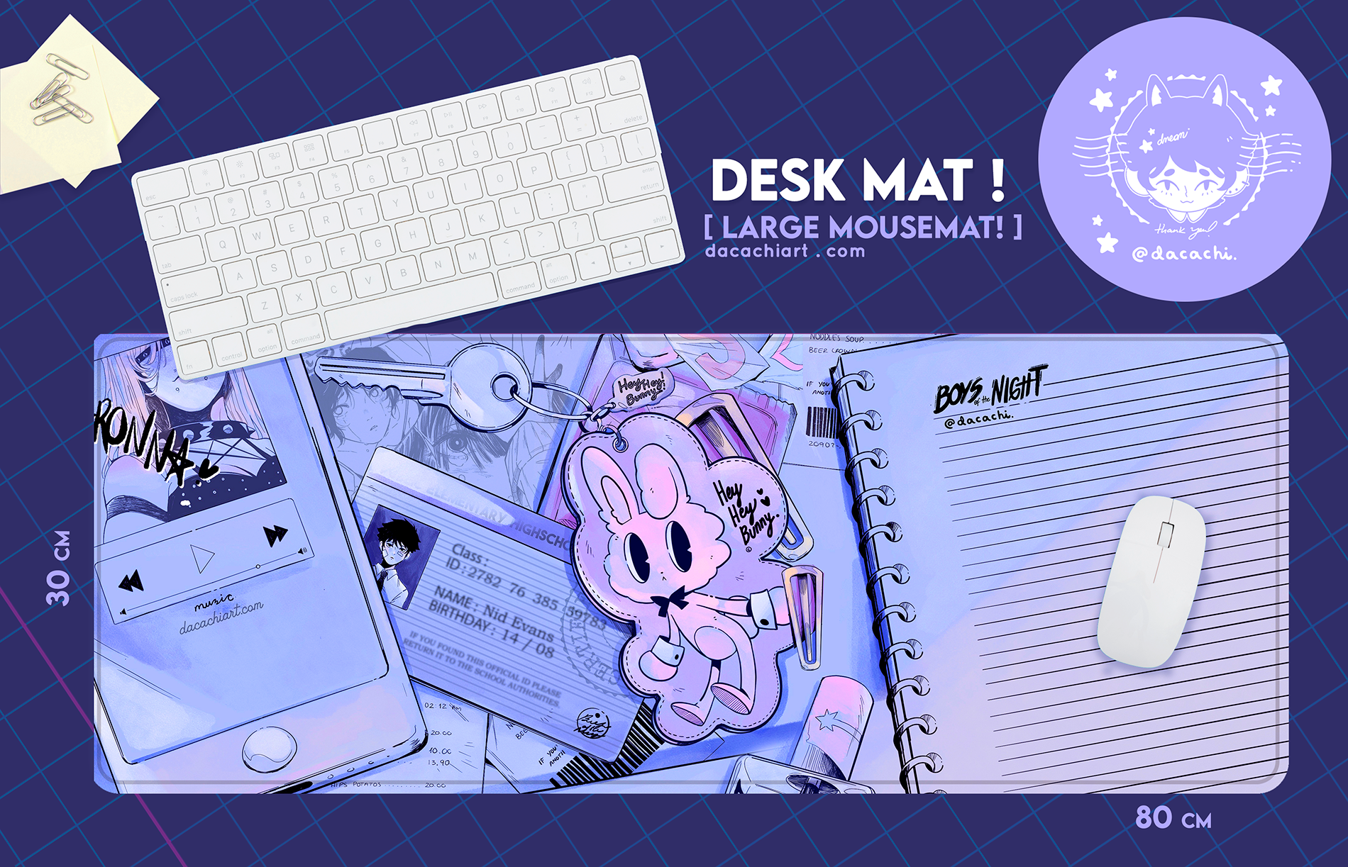Desk Mat! [BOYS of the NIGHT]