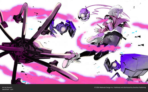 Rakugaki : RKGK videogame (Cinematics Art) by Dacachi.