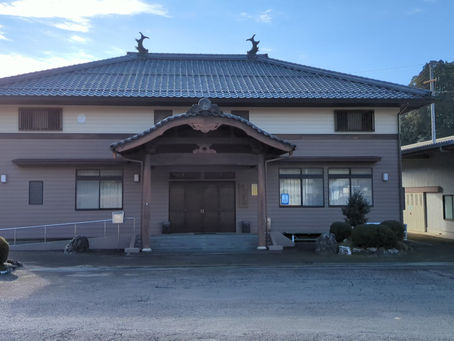 大澤公民館前の風景