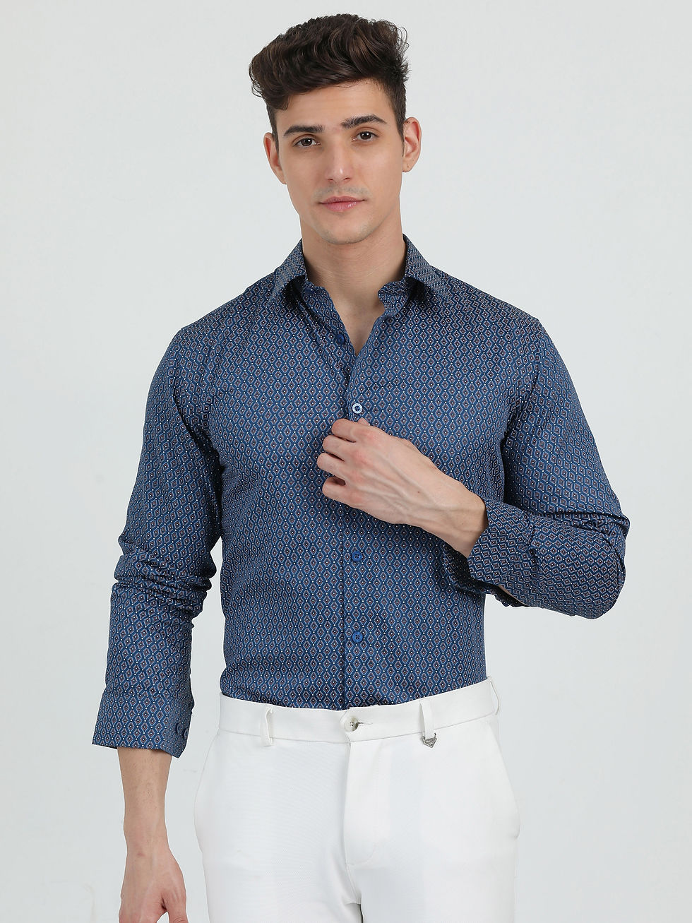 Persian Blue mens shirt
