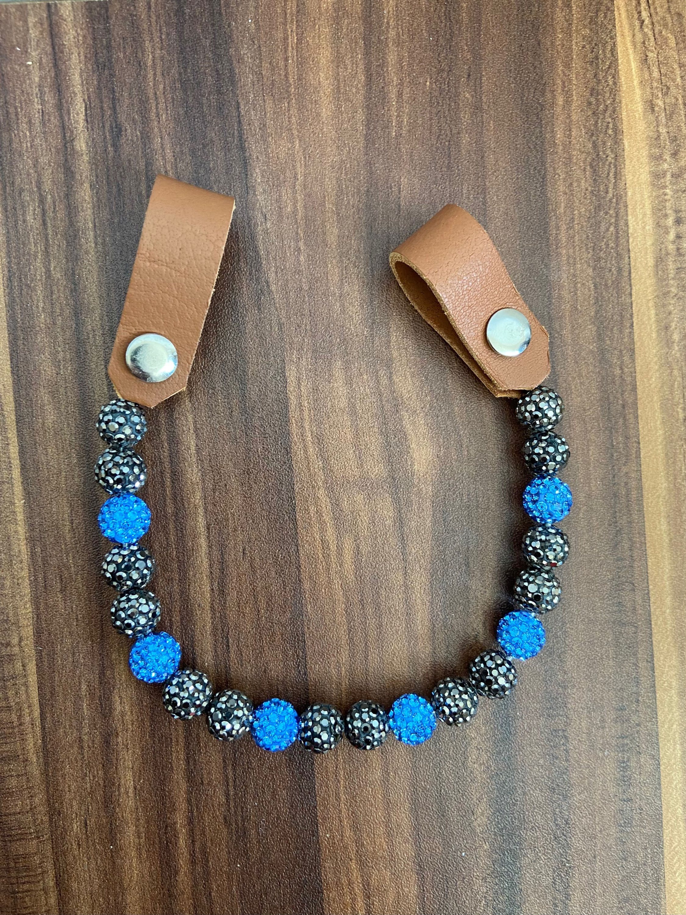 Earloop in grau/hellblau