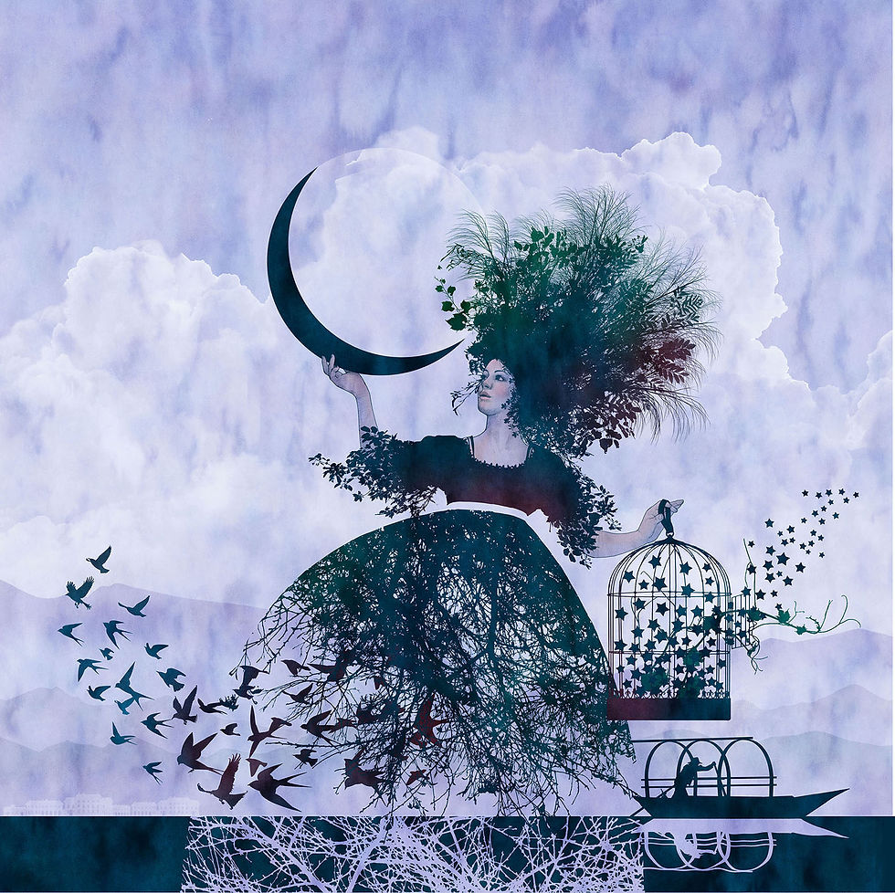 ALLUNAGGIO Luna in cielo B