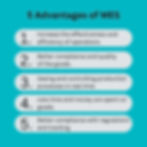 5 Advantages of MES