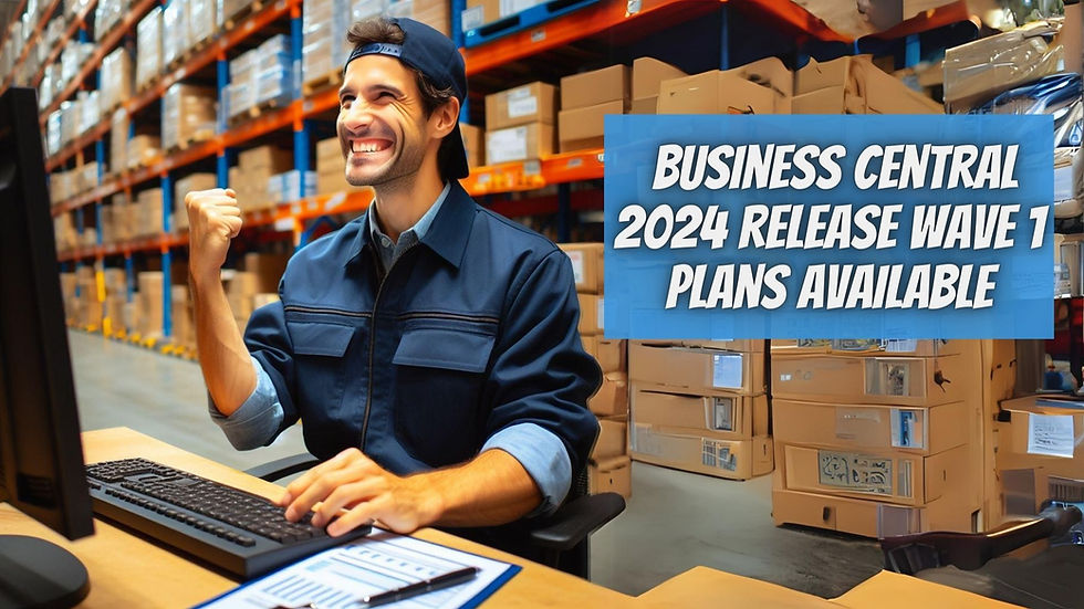 Business Central 2024 Release Wave 1