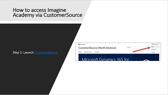Microsoft CustomerSource home page