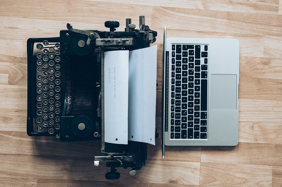 Typewriter vs Computer