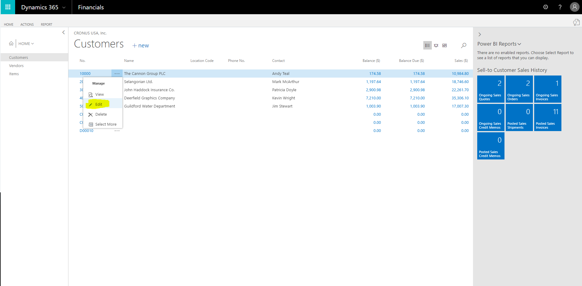 creating a new customer ship to address solution systems