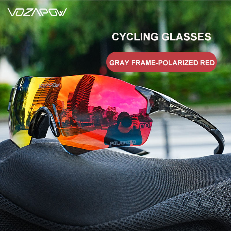 Vozapow Polarized Cycling Glasses Men Women Running Sunglasse Driving UV400 Sun