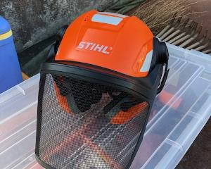 ヘルメットさんと竹の処分