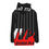 Thumbnail: Black Pinstripe Men's Hooded Zipper Windproof Jacket