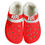 Thumbnail: Red Men's Classic Clogs with Fleece