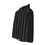 Thumbnail: Black Pinstripe Men's Hooded Zipper Windproof Jacket