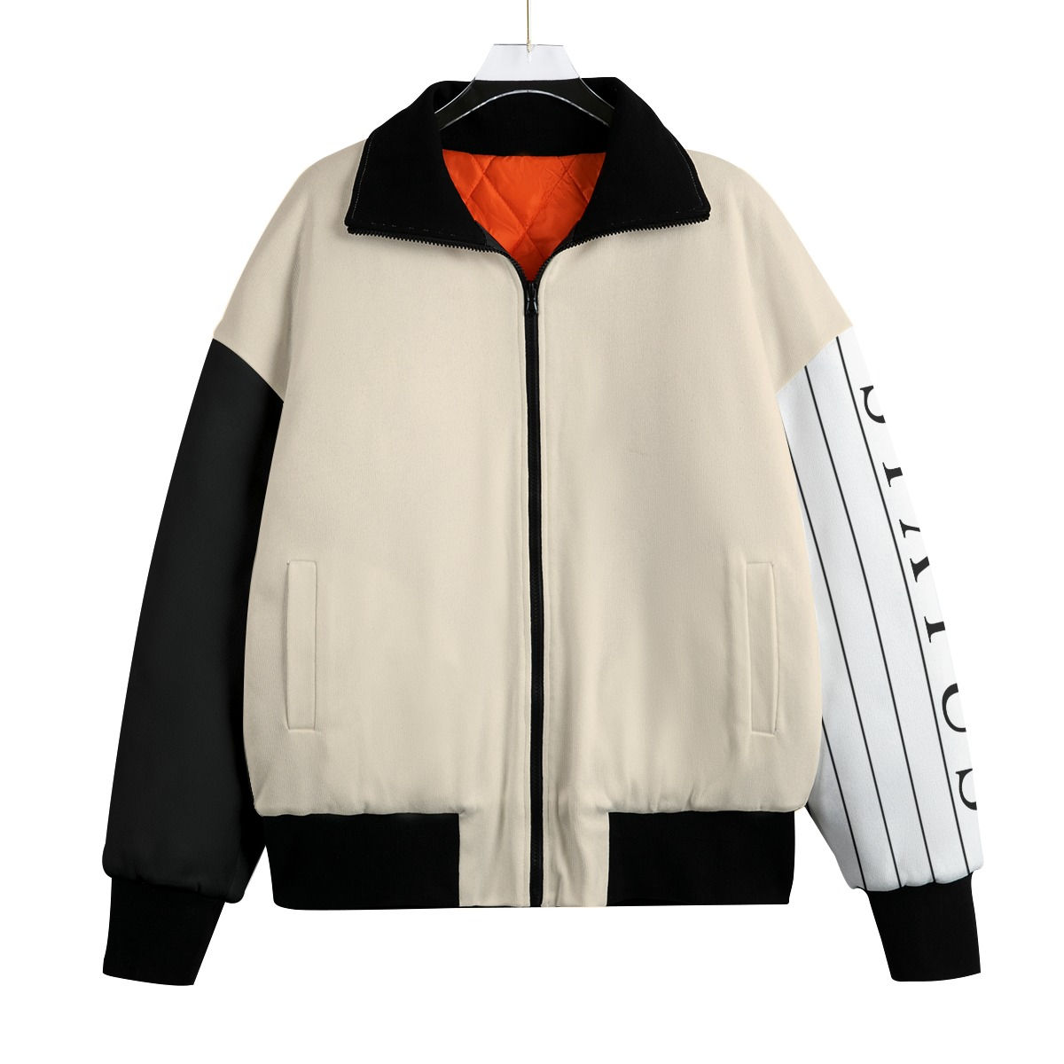 Brown Knitted Fleece Lapel Outwear