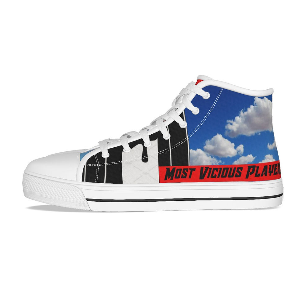 Thumbnail: Clouds w/ Drip White Sole Shoes