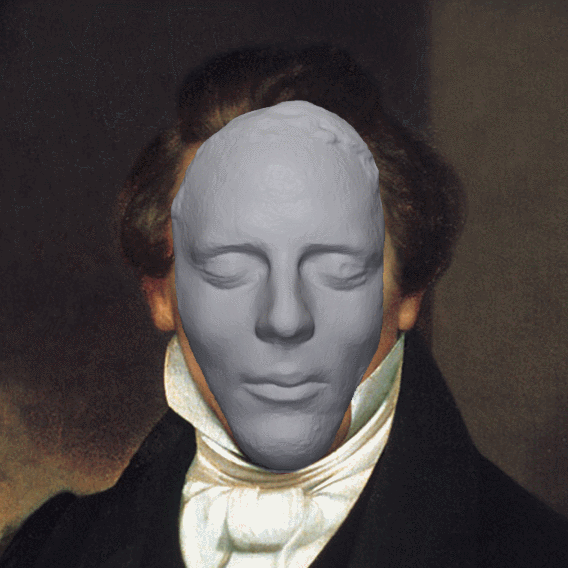 Death Mask Painting comparison